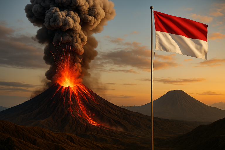 🇮🇩 Indonésia: o país com mais vulcões ativos do mundo 🌋