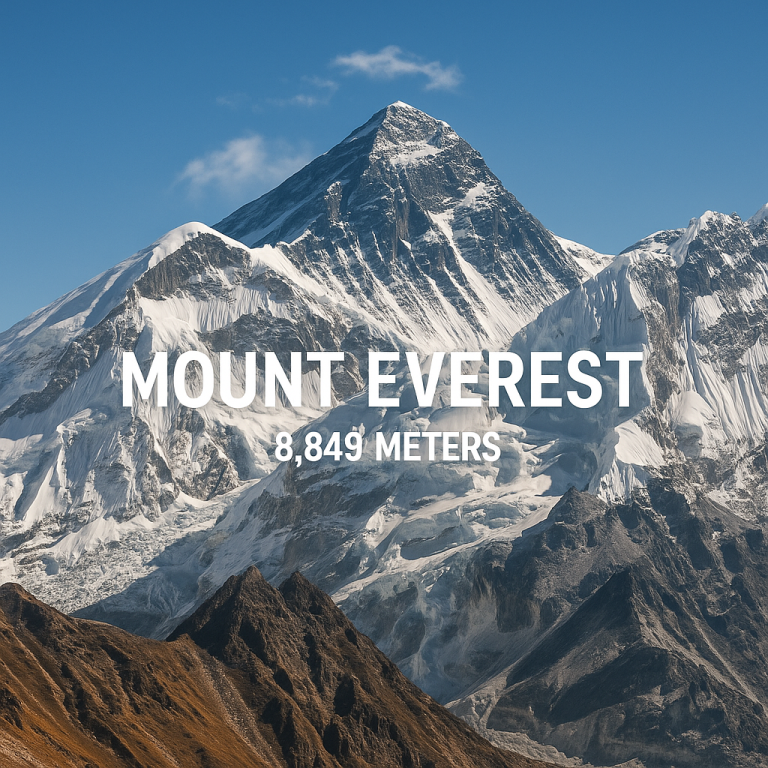 🏔️ Monte Everest: o ponto mais alto do planeta